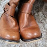 BX by Bronx Emma Knee High Camel Brown Leather Heeled Boots Size 6 1/2 Photo 4