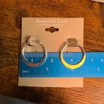 Mixit  Silver and Gold Hypoallergenic Earrings Photo 1