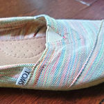 Toms  size 7 in multicolor green, blue, yellow and orange Photo 0