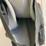 Adidas New Women's Essentials 3 Stripes Sweatshirt Gray Maroon Size Large Photo 5