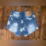 Riders By Lee  Blue Star Jean Shorts Photo 1