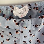 Sienna Sky | Light Blue Floral Ruffle Tank sz Small Photo 3