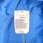 Under Armour Playback Essential Fleece Blue Crop Tank Sport Bra MEDIUM Photo 2