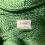 Ann Taylor Loft‎ Women's Cable Knit Sweater Apple Green Large Green Photo 7