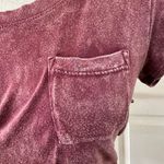 LA Hearts  burgundy short sleeved crop top Photo 4