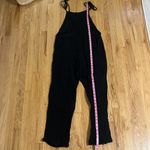 Stillwater Black Double Gauze Some Beachy Overalls Sz S Photo 4