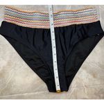 NWOT Black Retro Band Bikini Set (Size M) Size M Photo 3