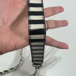 Betsey Johnson Y2K Cheetah Rose Print Heart Shaped Chain Shoulder Bag Biker Core Photo 7