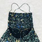 ASTR the Label Stasia Black Floral Smocked Maxi Dress Strappy Open Back Medium Photo 8