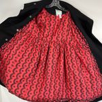 Anthropologie  Tracy Reese Wool Pea Coat  Silk Lining Bridgerton Black Photo 3