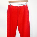 Catherine Malandrino Catharine malandrino spell out orange red jogger drawstring sweatpants flawed Photo 1