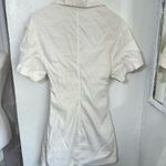 ZARA  Short Linen Blend Dress With Cut-Out Oyster White 4661/145 size XS Photo 9