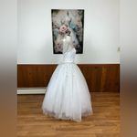 Mori Lee Elegant  White Beaded Tulle Wedding Gown! Photo 3