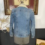 Levi's  Premium Ex-Boyfriend Sherpa Trucker Denim Jacket - Sz Med 🧡🎀 Photo 7