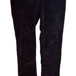 J.JILL DEEP BURGUNDY SLIM CORDUROY PANTS Purple Size 4 Photo 0