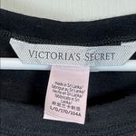 Victoria's Secret  Black Graphic Glittery Shirt Size Large EUC #5843 Photo 3