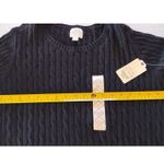 st. john's bay NTW WOMENS Black CABLE KNIT SWEATER SIZE XXL Photo 8