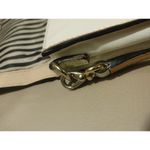 Kate Spade White Leather Crossbody Bag With Striped Lining & Turn Lock Closure Photo 14