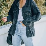 VICI Black Jean Jacket Photo 2