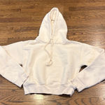 J.Crew  cropped cream  hooded sweatshirt, s Photo 0