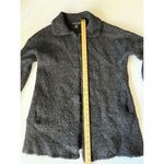 Rachel Zoe Charcoal Gray Wool Blend Long Coat Classic Winter Outerwear size M Photo 3