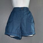 Natural Reflections  Womens Blue Twill Chino Summer Fall Shorts size Small 4 Photo 3