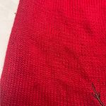 Christmas Snowman Snowflake Red Embroidered Sweater Vest 90's Style Size Large Pink Photo 7