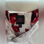 2Bebe Strapless Corset Floral Dress Red Photo 3