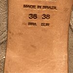 Schutz  tan fringe leather‎ platform heels women’s size U.S. 7 party western Photo 7