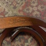 Heritage 1981 Leather trouser belt with whale 🐳 buckle Photo 2