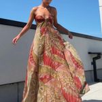 ZARA  flowy Floral Maxi Dress bohemian summer casual vacation Photo 8