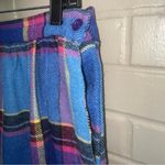 Diane Von Furstenberg Vintage  Plaid Wool Skirt Pink Purple Academia 14 Photo 8