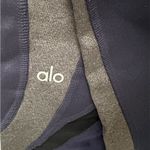 Alo Yoga Blue black and Gray Leggings Moisture-Wicking Comfort Photo 2