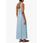 Dala On Tap Midi Paneled Denim Dress Canyon Blue Size 24 NWT Organic Cotton Photo 6