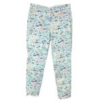 Talbots The Weekend Chino Pants Blue Nautical Tropical Vacation Print Size 12 Photo 2