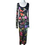 Alice + Olivia  Delora Ankle Length Dress in Secret Garden 6 New Womens Midi Photo 3