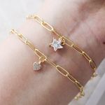 Handmade Friendship Bracelets Set/ Love Heart/ Charm Bracelet Photo 0