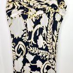 Ann Taylor Black Baby Doll Silk Dress w/ Yellow Floral Print & Removable Straps Photo 10