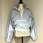 Forever 21 Gray Quarter-Zip Windbreaker Jacket Photo 0