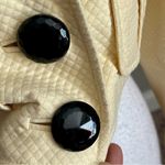 RICKIE FREEMAN FOR TERIJON | Vintage Yellow Cropped Textured Blazer Jack… Size 2 Photo 2