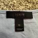J.Crew periwinkle blue sleeveless ruffle front cotton top size 10 Photo 5