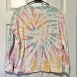 Shiraleah Cali Pastel Multicolor Tie Dye Relaxed Fit Long Sleeve Sweatshirt S Photo 2