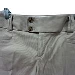 Banana Republic Sloan Fit Dress Pants Womens Size 6P Stretch Gray Pinstripe READ Photo 3