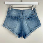 KanCan USA 🌸 Kancan Cute and Flirty, Jean Cut off Shorts, size XS Photo 9
