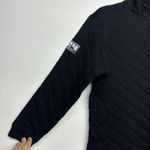 Atlanta Falcons 24 Select Womens Size Large Black Quilted 1/4 Snap Pullover Photo 1