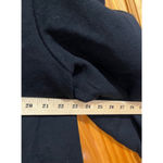 Fleurette Loro Piana Black Wool Coat Italy Tailored Jacket Size 14 Photo 6