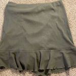 Illa Illa Olive Green Ruched Ruffle Mini Skirt Size Small Photo 0
