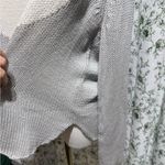 Wooden Ships  Heart Sweater Women’s Loose Knit Slouchy Beach Photo 3