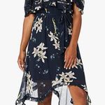 Paige Sahar Navy Floral Dress, S, NWT Photo 0