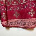 Denim & Supply Ralph Lauren  Boho Peasant Blouse Red Paisley Size Large Cottage‎ Photo 7